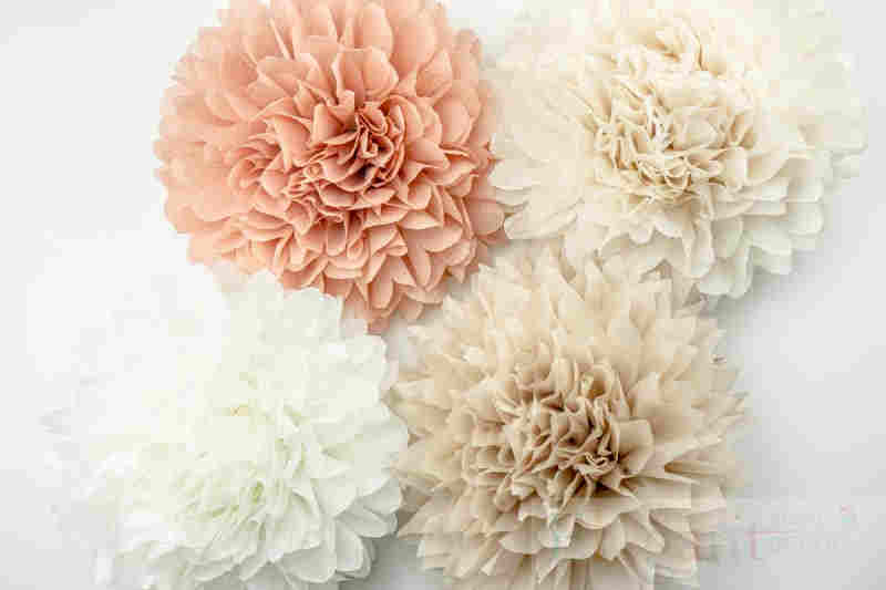 Paper Pompoms Decoration